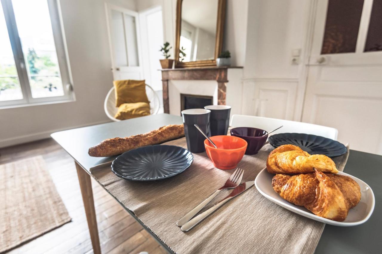 Appartement Cosy A 10 Min A Pieds De La Gare Reims Bagian luar foto