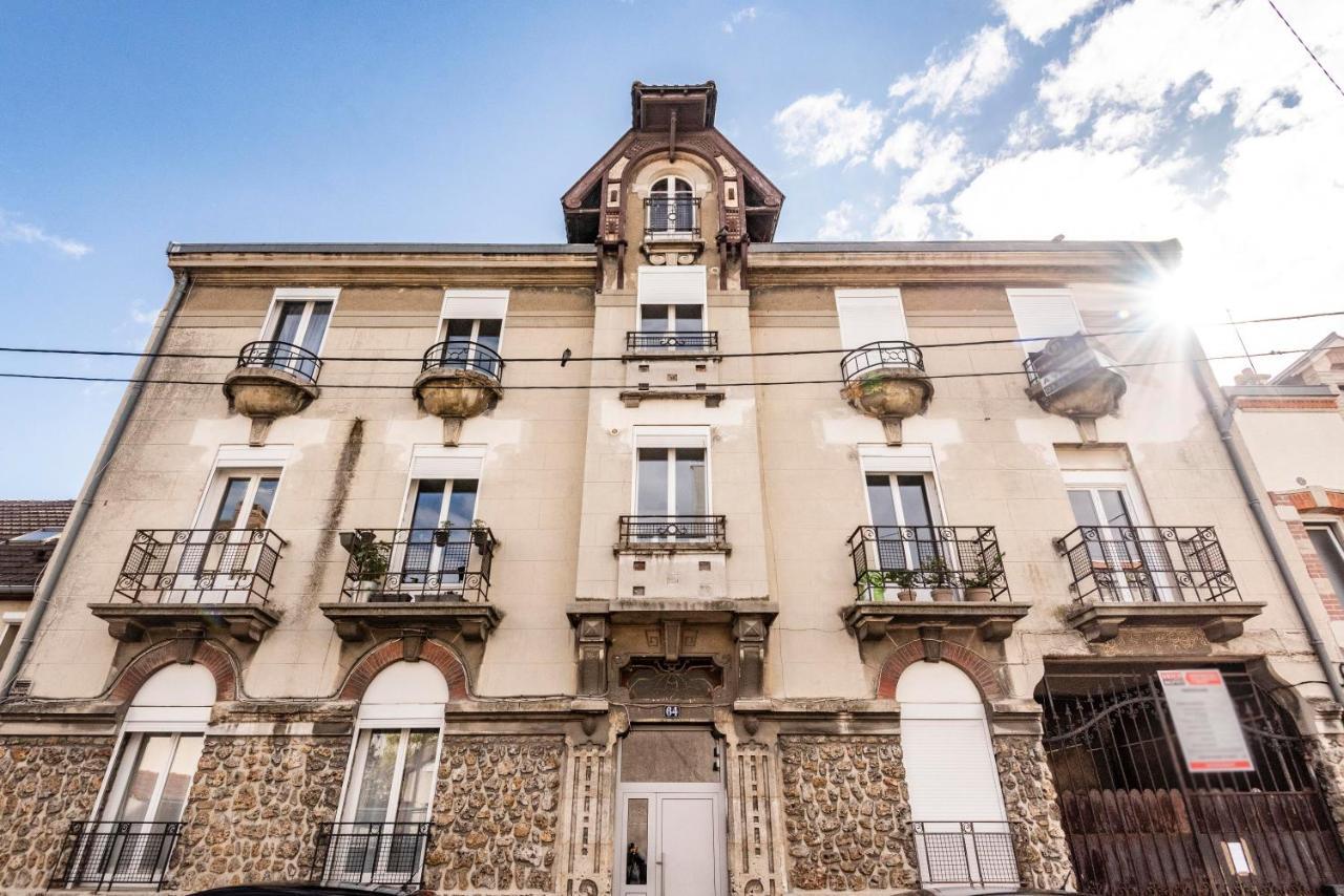 Appartement Cosy A 10 Min A Pieds De La Gare Reims Bagian luar foto